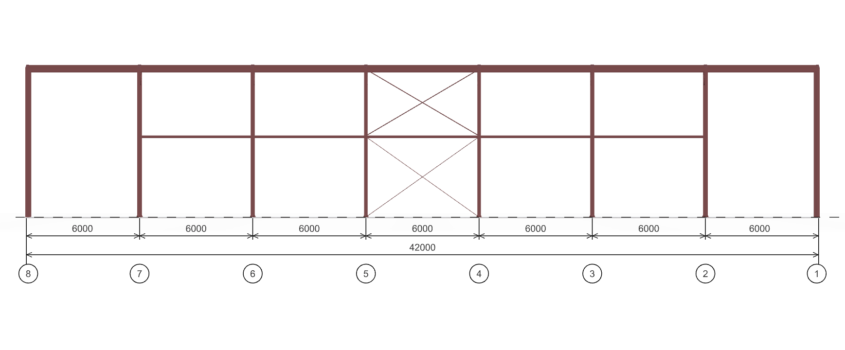 Каркас для офиса, 504 кв.м
