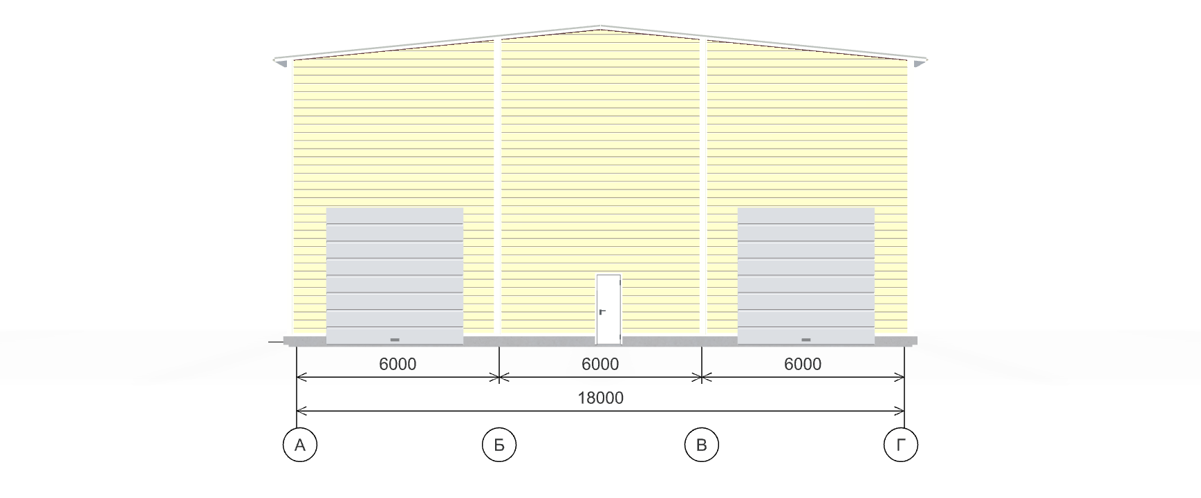 Быстровозводимый цех, 972 кв.м