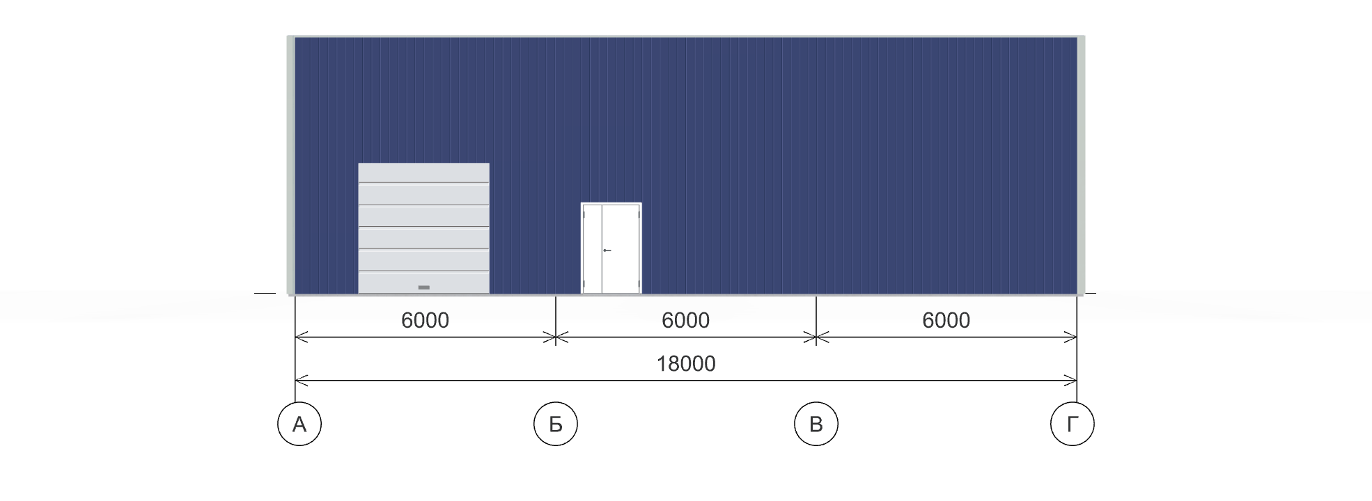 Быстровозводимый цех, 324 кв.м