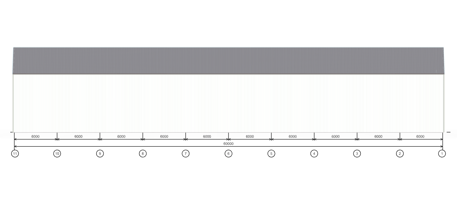 Быстровозводимое сенохранилище, 1440 кв.м