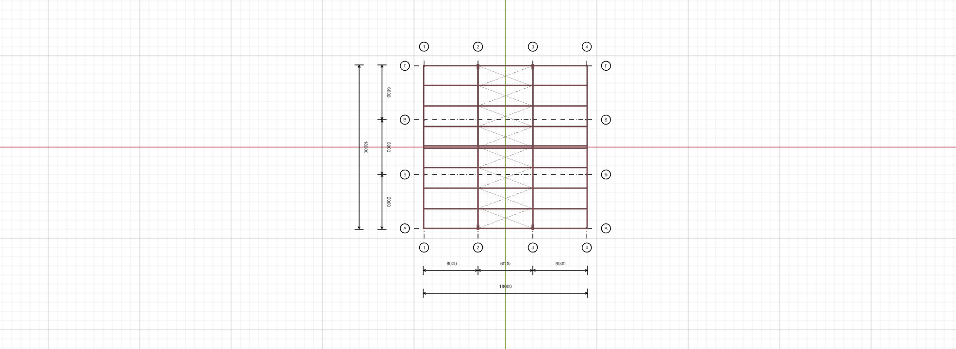 Каркас здания для хранения урожая, 324 кв.м