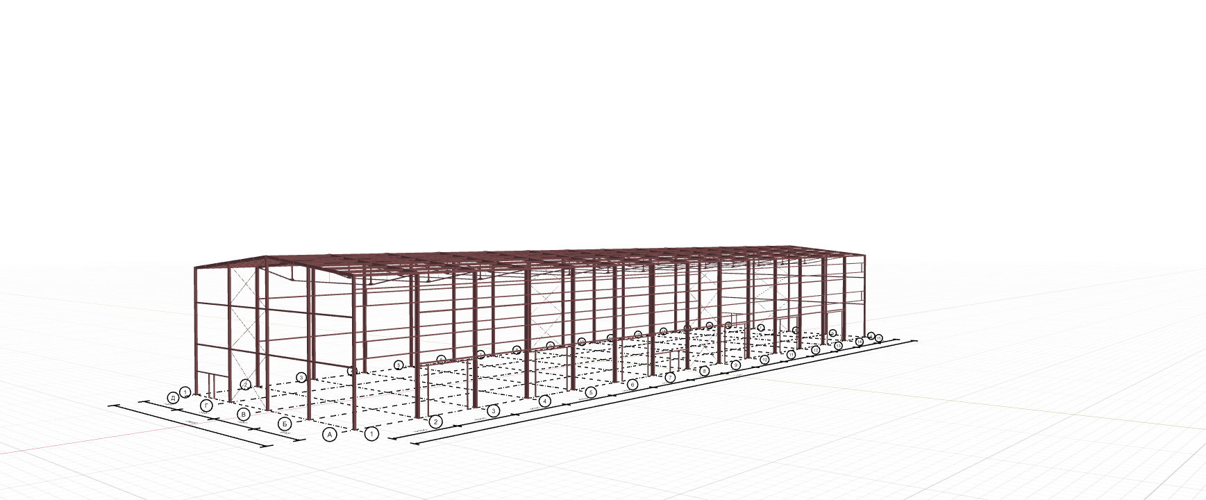 Ангар для спецтехники, 2016 кв.м