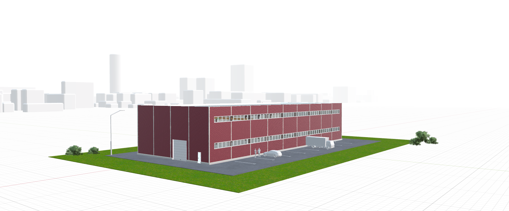 Производственный цех с кран-балкой, 1134 кв.м