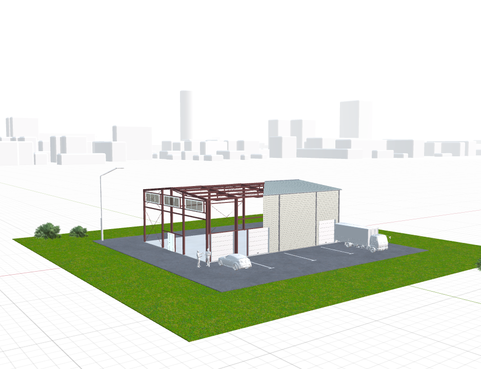 Быстровозводимая автомойка, 300 кв.м