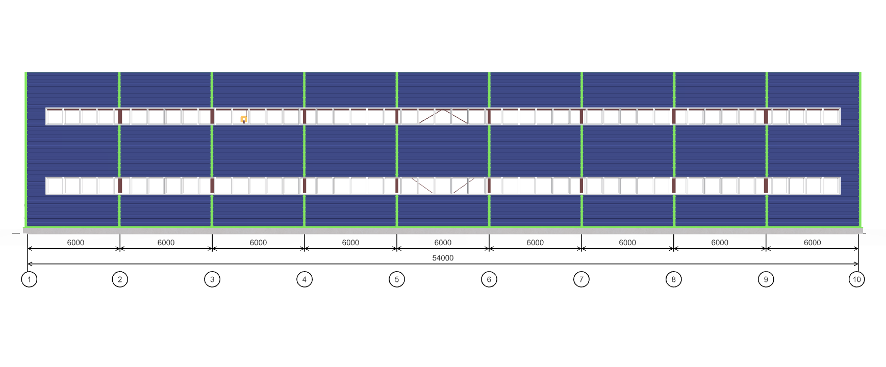 Быстровозводимый цех с кран-балкой, 648 кв.м