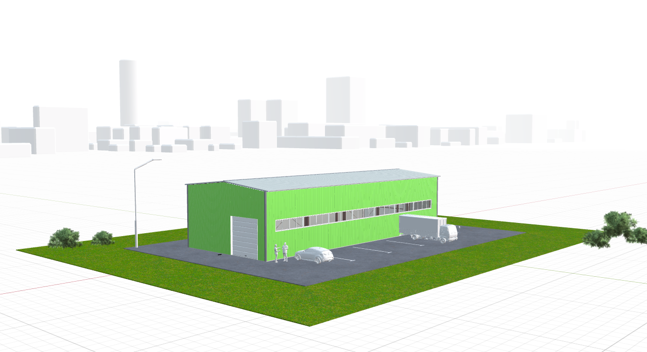 Холодный склад с кран-балкой, 360 кв.м