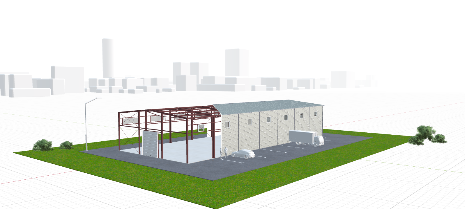 Быстровозводимая животноводческая ферма, 756 кв.м