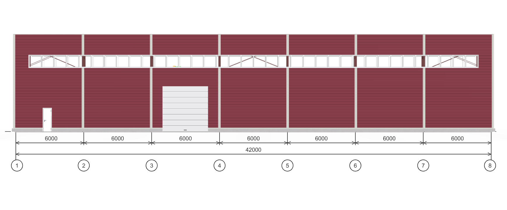 Производственное здание с кран-балкой, 882 кв.м