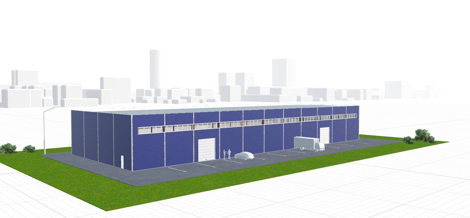 Теплое здание, 1584 кв.м