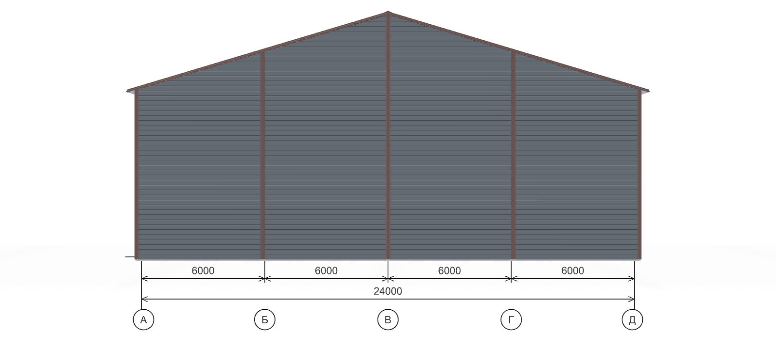 Быстровозводимая животноводческая ферма, 1440 кв.м