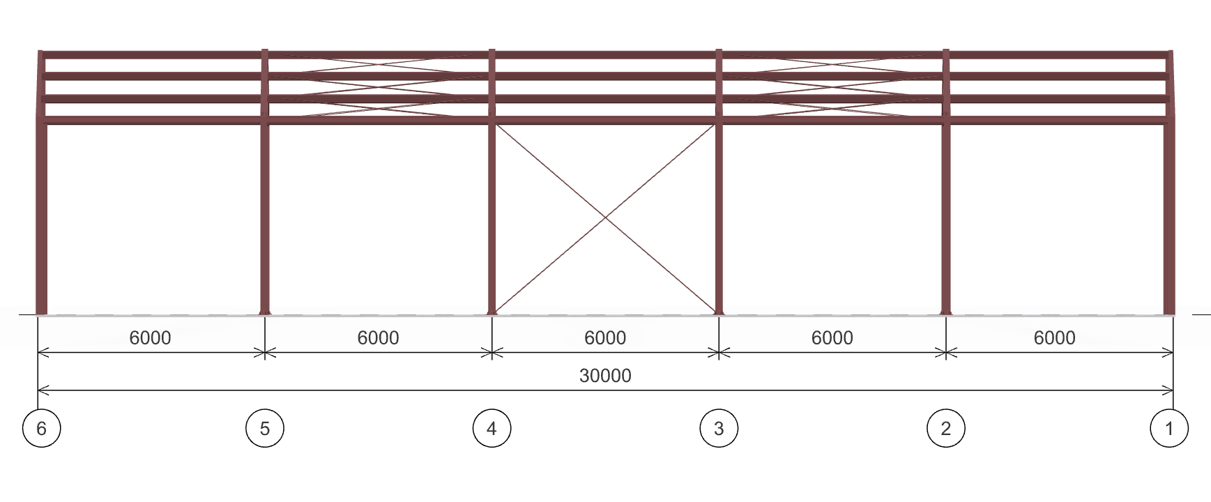 Каркас для коровника, 360 кв.м