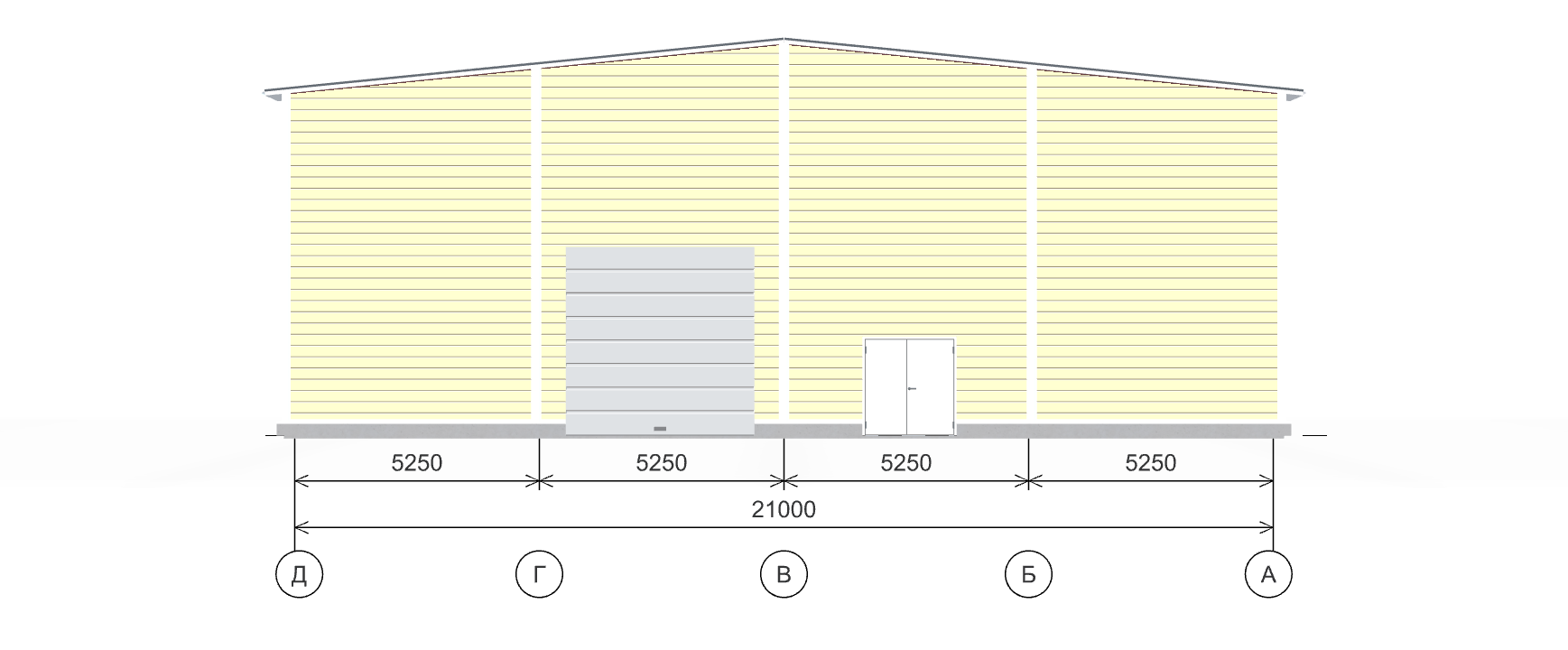 Производственный цех с кран-балкой, 882 кв.м