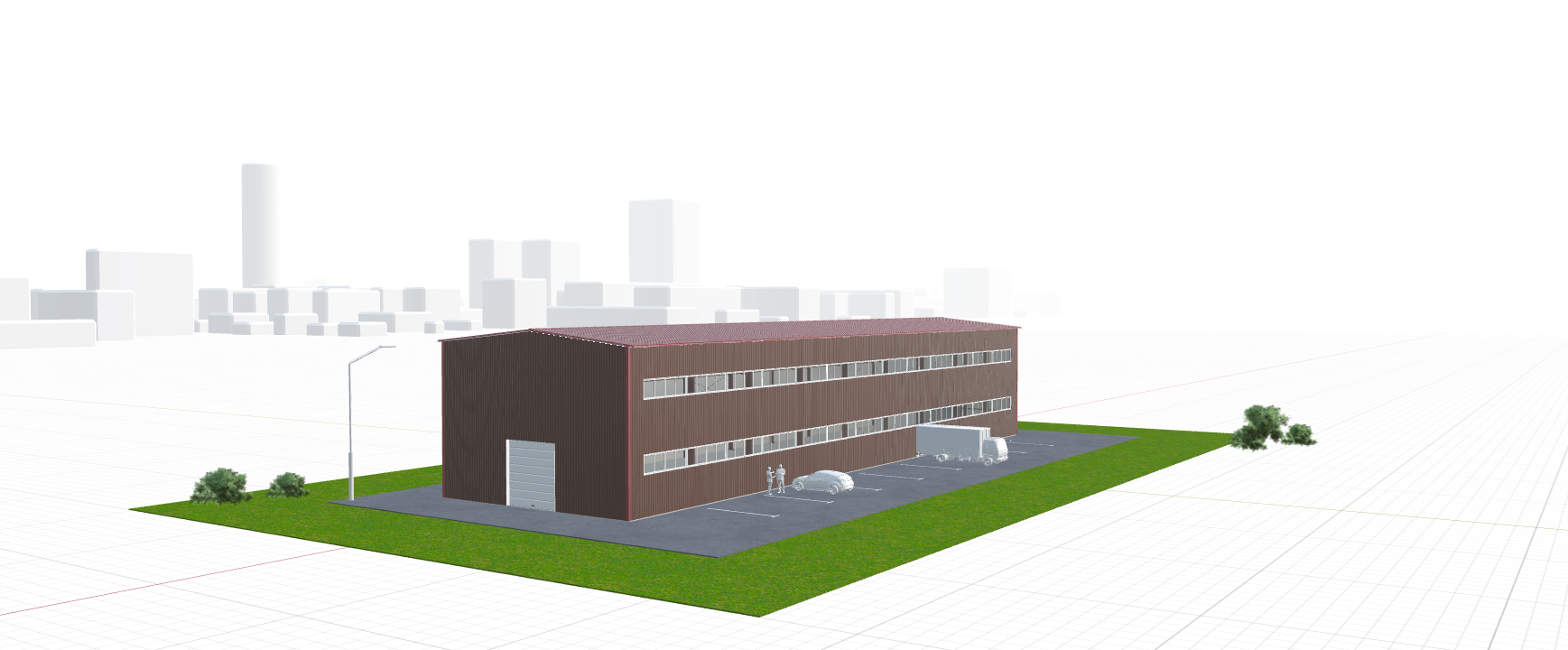 Холодный склад с кран-балкой, 810 кв.м