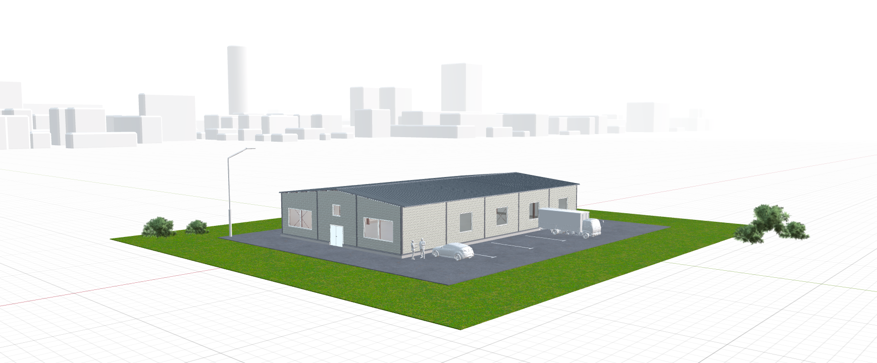 Быстровозводимый офис, 540 кв.м