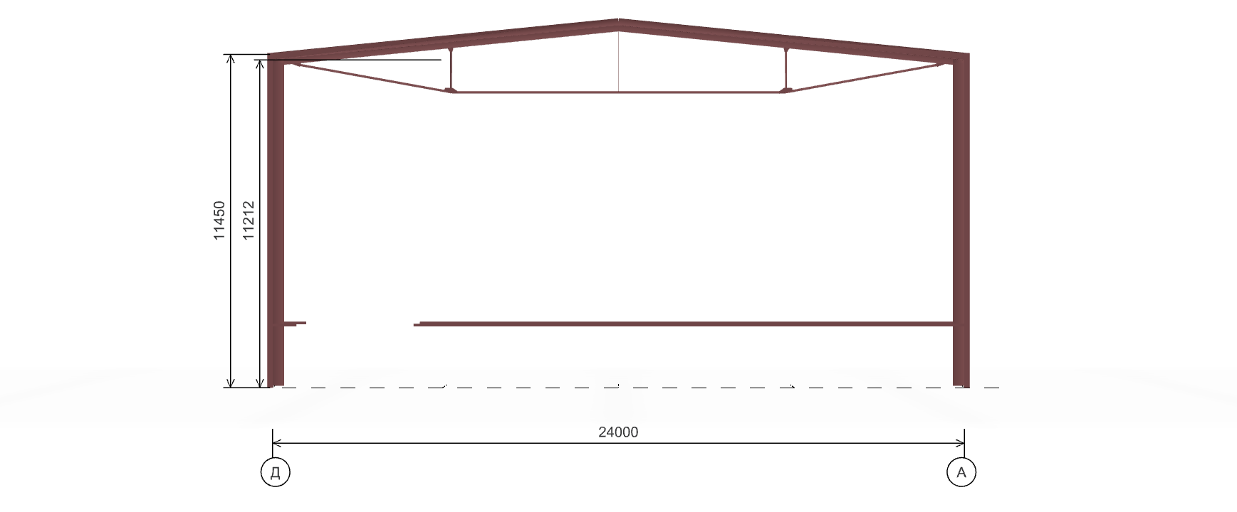 Быстровозводимый цех, 1584 кв.м