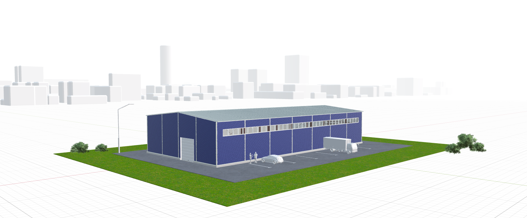 Теплое здание, 882 кв.м