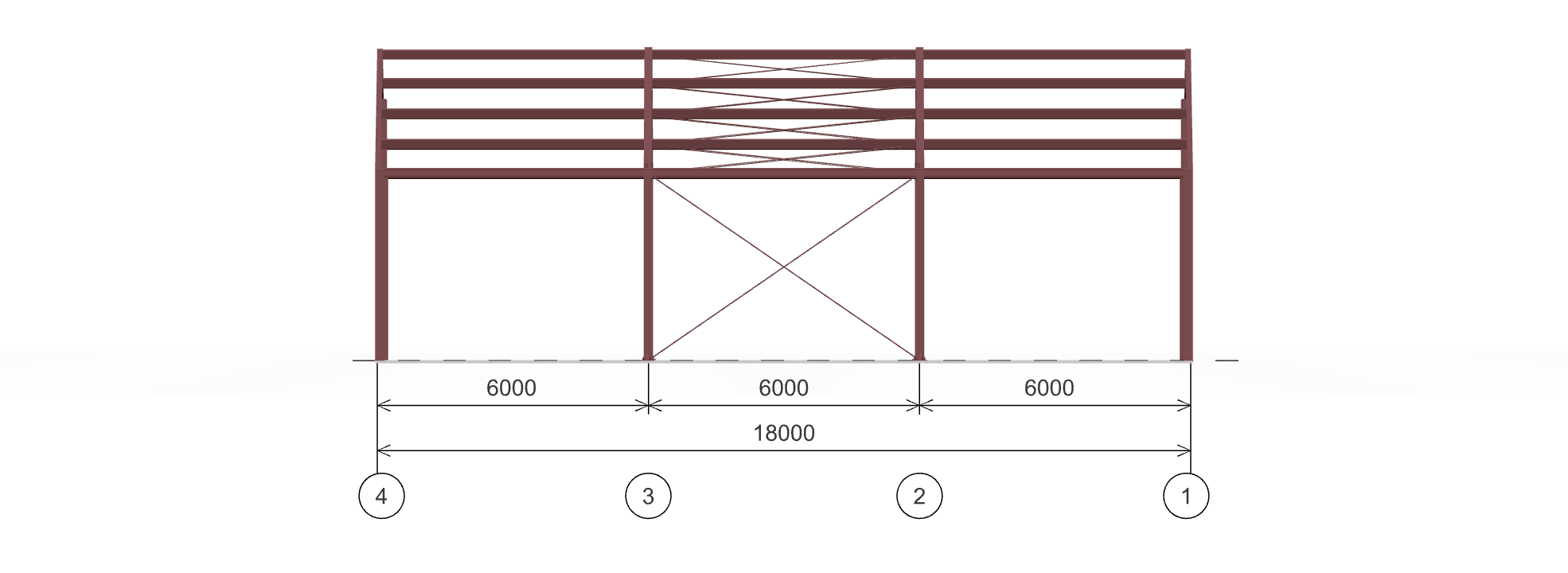 Каркас здания для хранения урожая, 324 кв.м