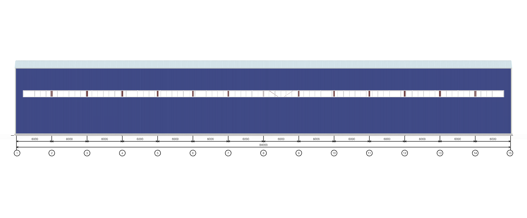 Быстровозводимый ангар, 2016 кв.м