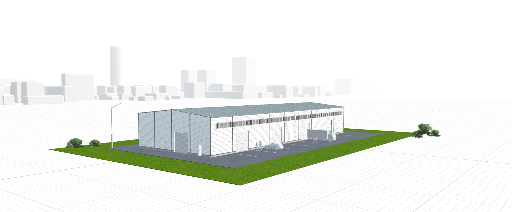 Быстровозводимый склад, 1134 кв.м