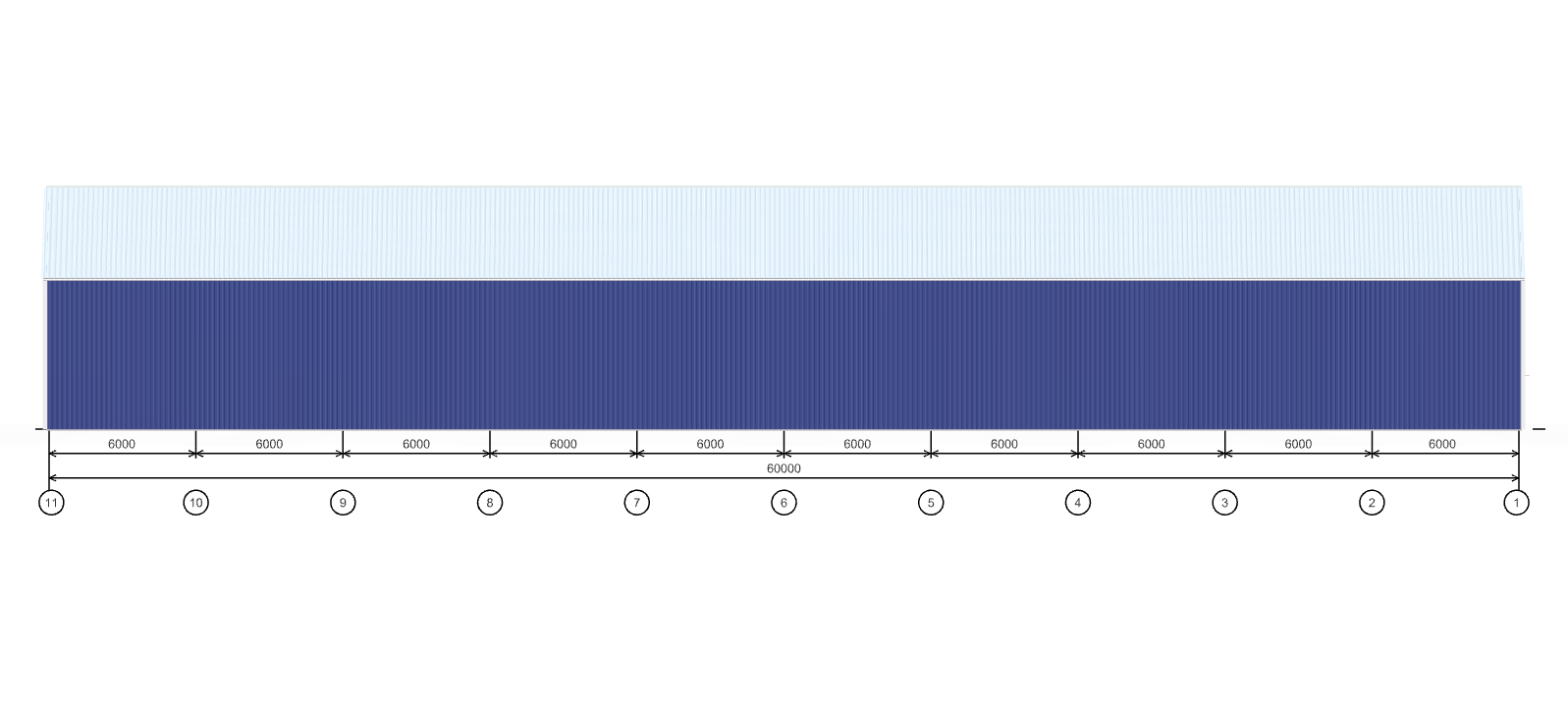 Быстровозводимый ангар для сельхозтехники, 1440 кв.м