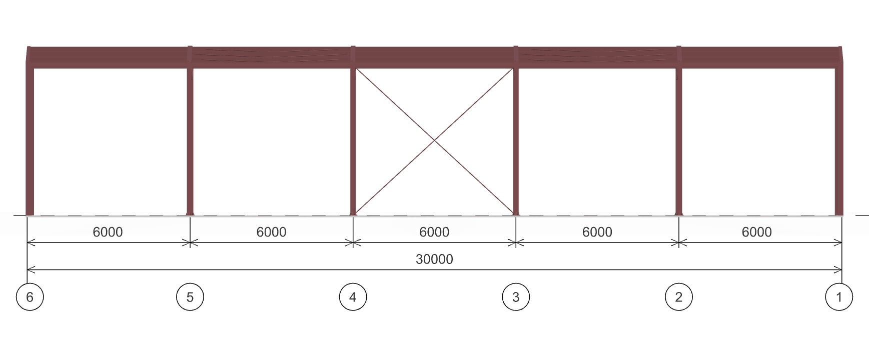 Каркас склада, 360 кв.м