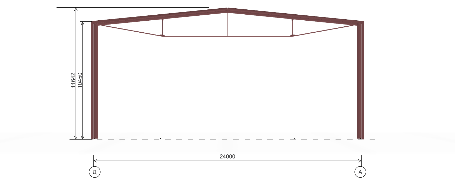 Быстровозводимый цех, 1728 кв.м