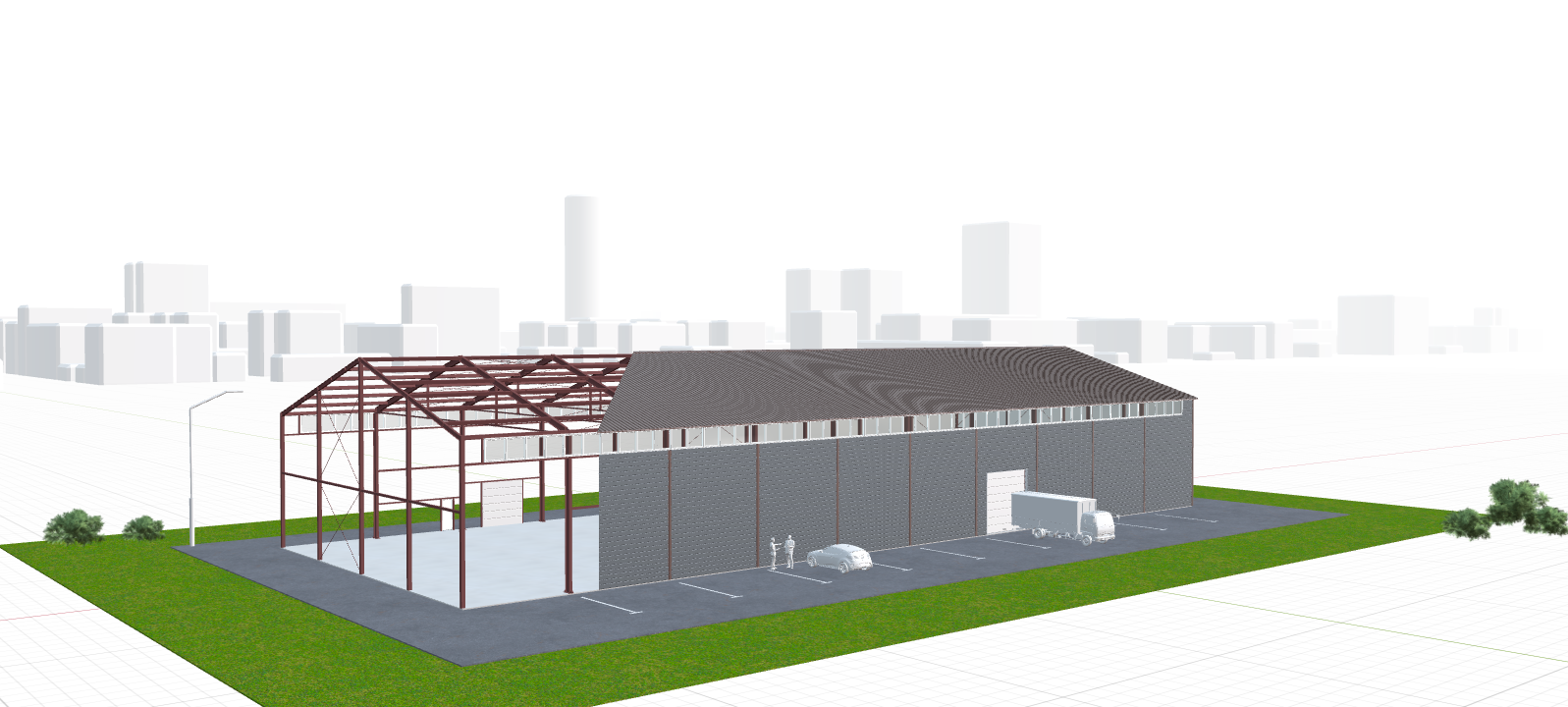 Быстровозводимая животноводческая ферма, 1440 кв.м