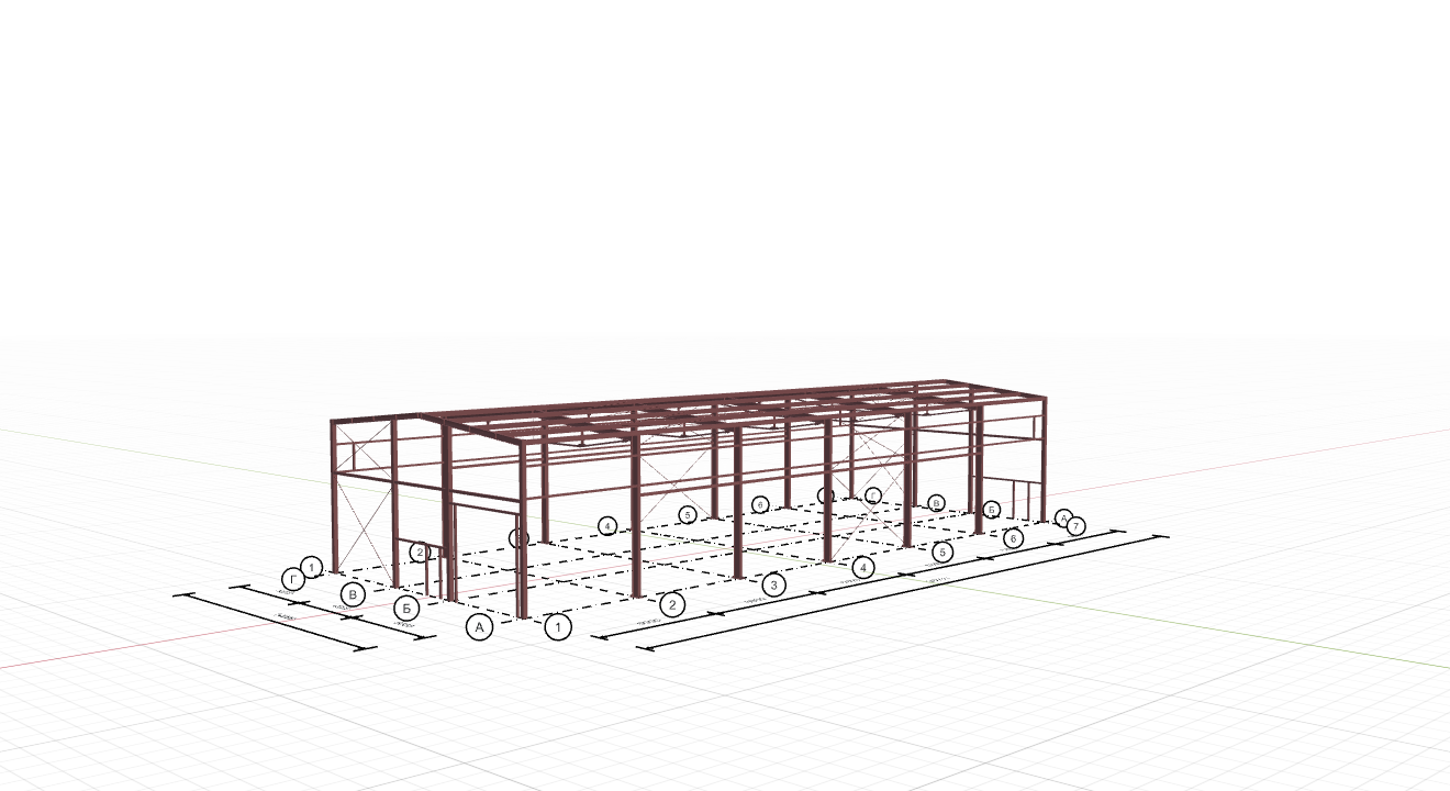Быстровозводимый цех, 504 кв.м