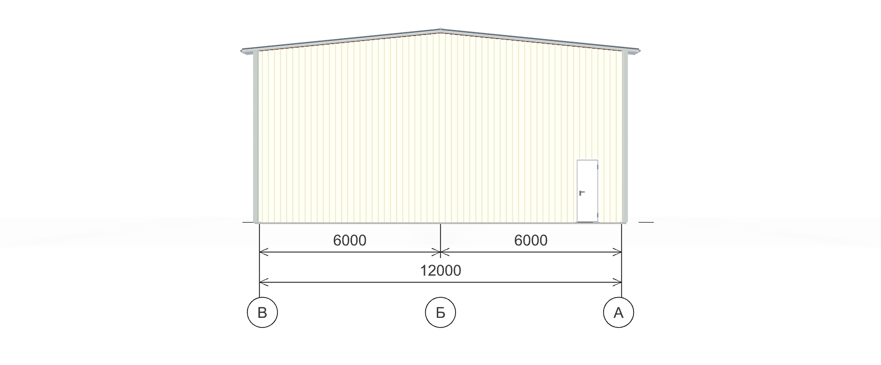 Склад для хранения спецтехники, 360 кв.м