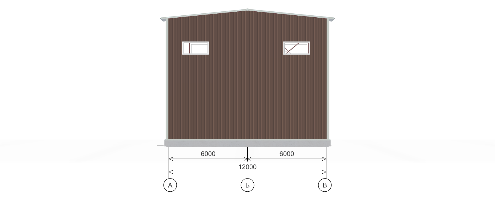 Ангар для грузового транспорта, 648 кв.м