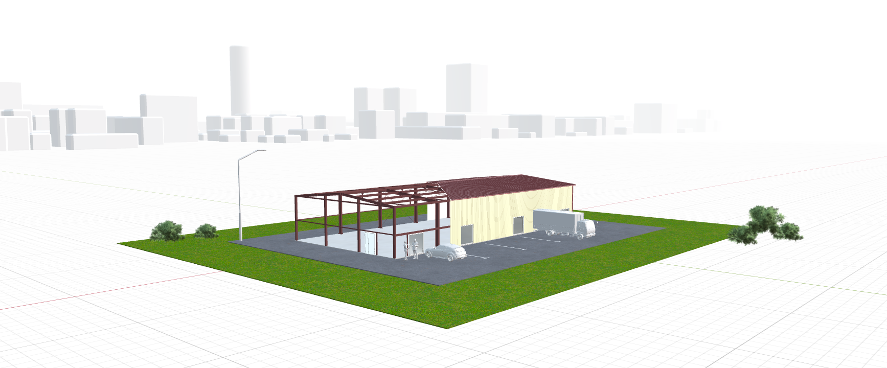 Быстровозводимый магазин, 450 кв.м