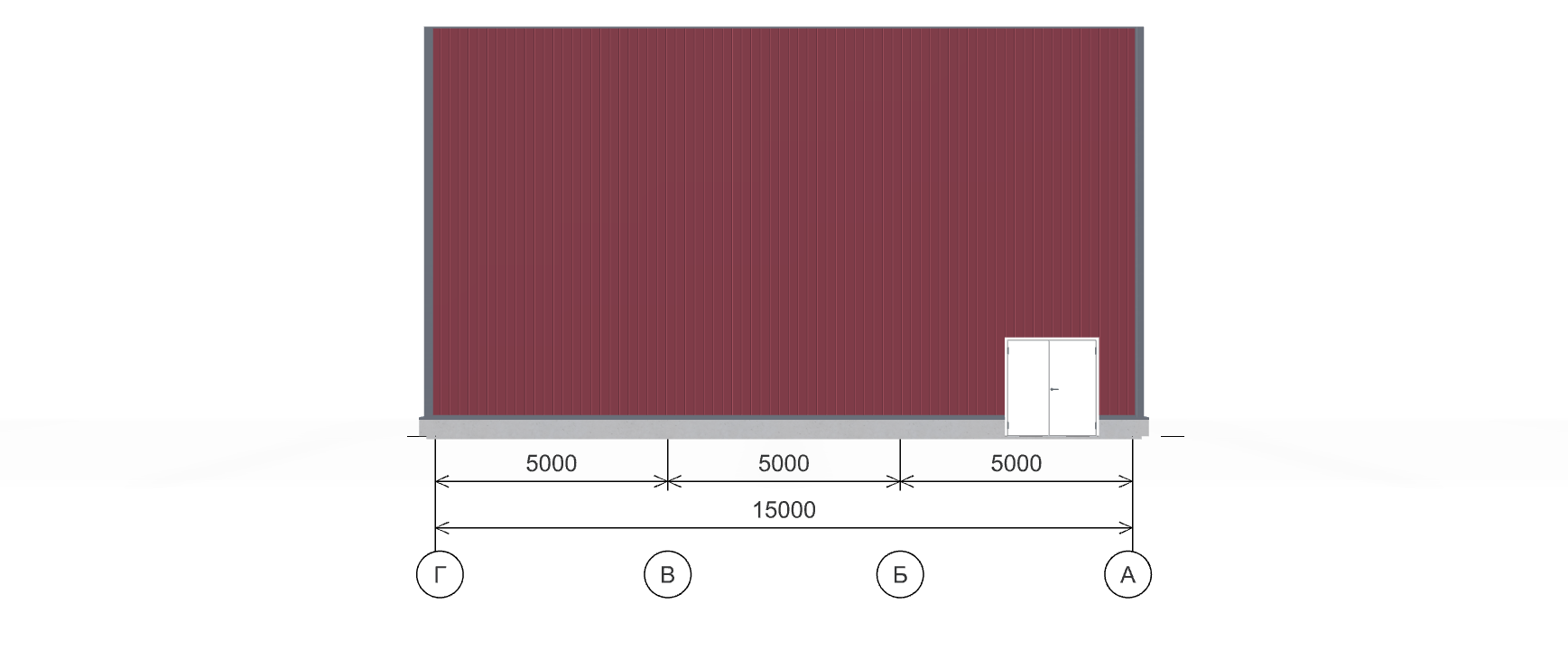 Производственное здание с кран-балкой, 630 кв.м