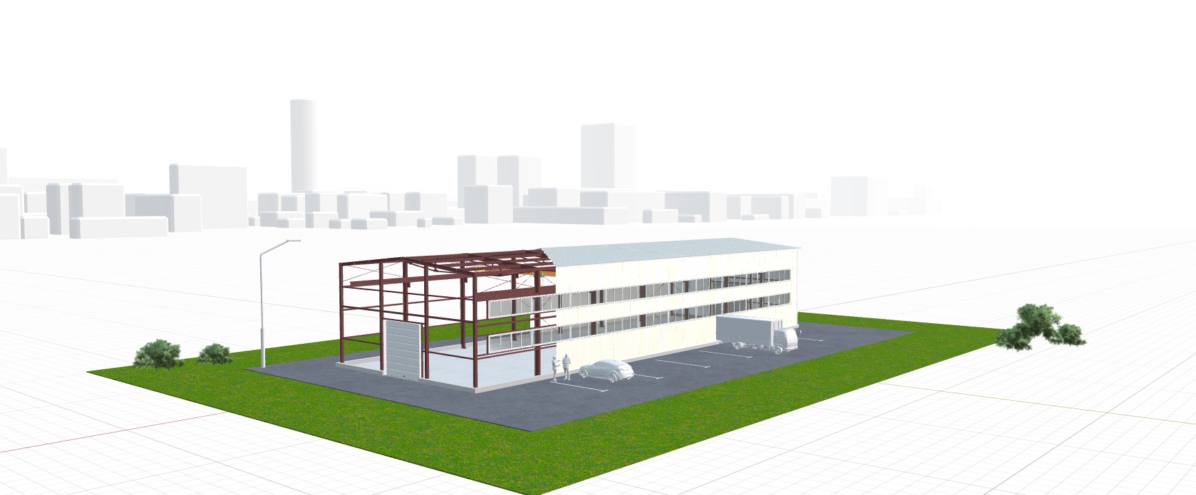 Холодный склад с кран-балкой, 630 кв.м