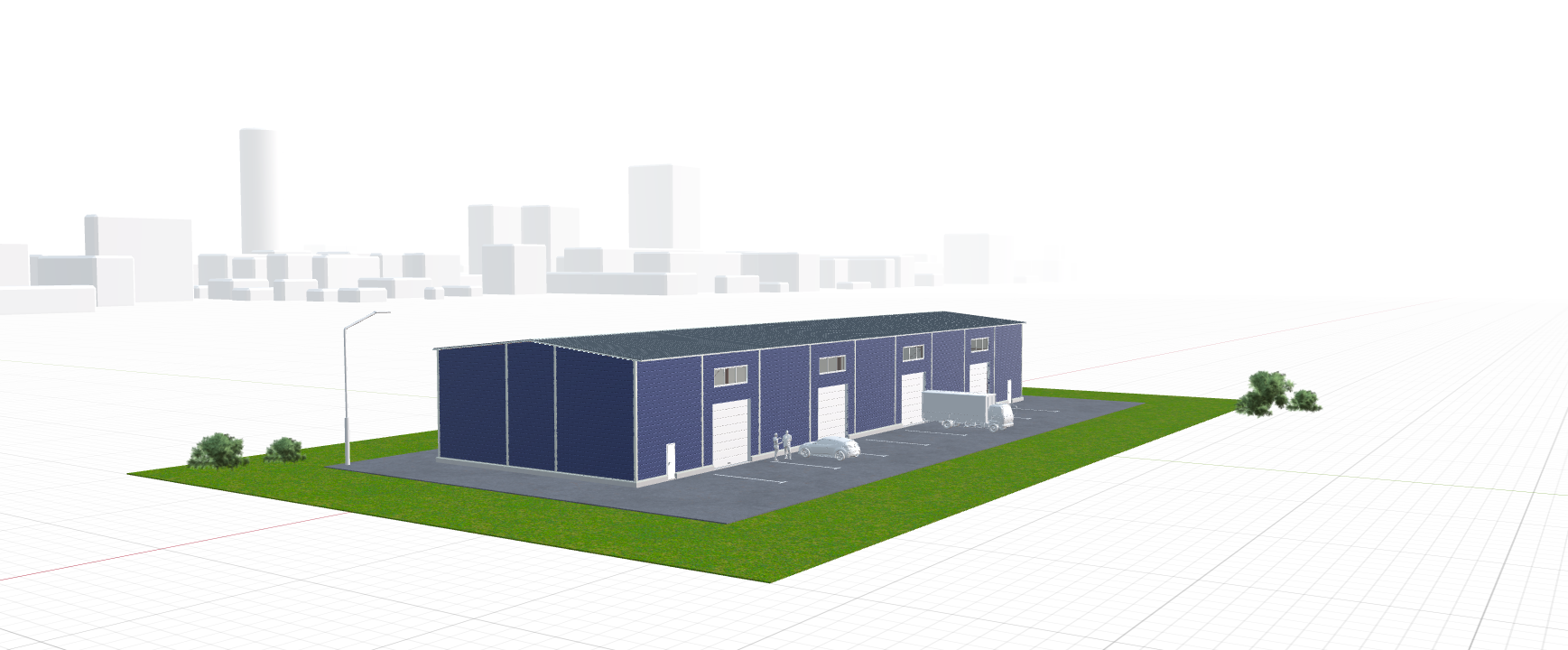 Ангар для грузового транспорта, 864 кв.м