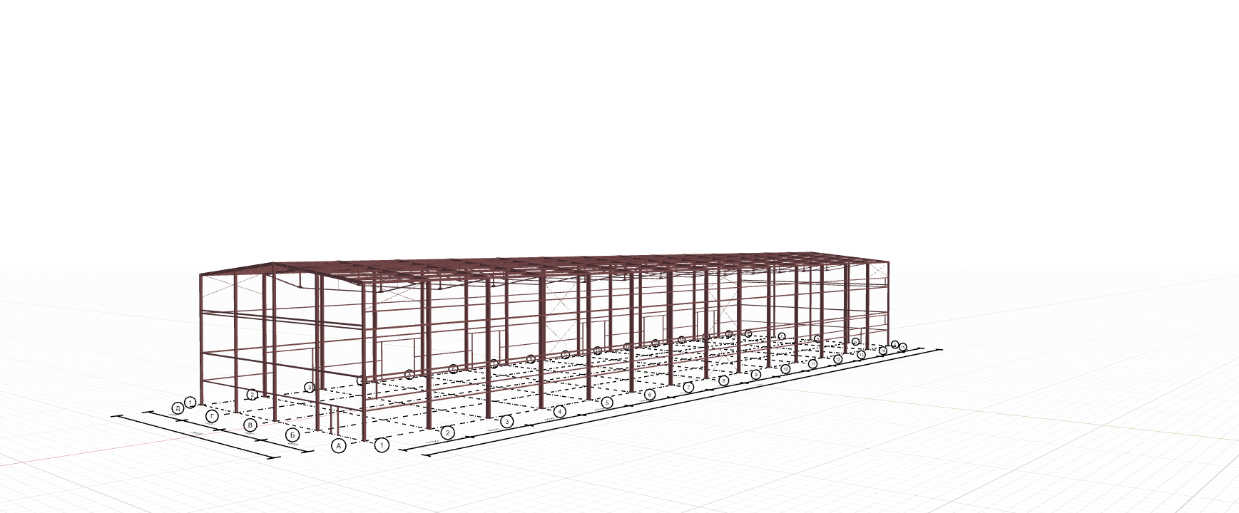 Производственное здание с кран-балкой, 2016 кв.м