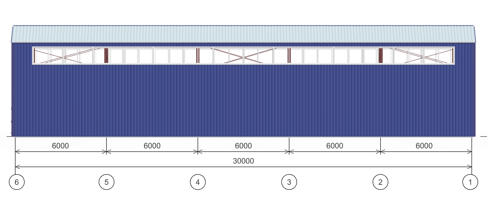 Быстровозводимый ангар для спецтехники, 630 кв.м