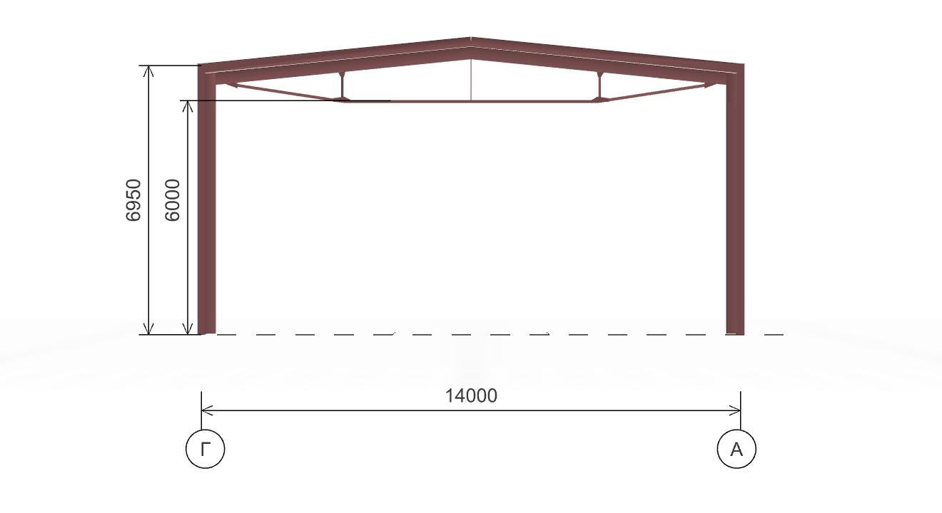 Быстровозводимый цех, 504 кв.м