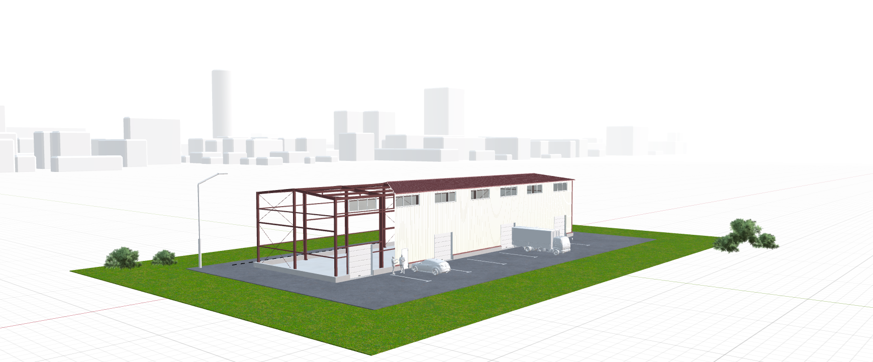 Ангар для спецтехники, 504 кв.м