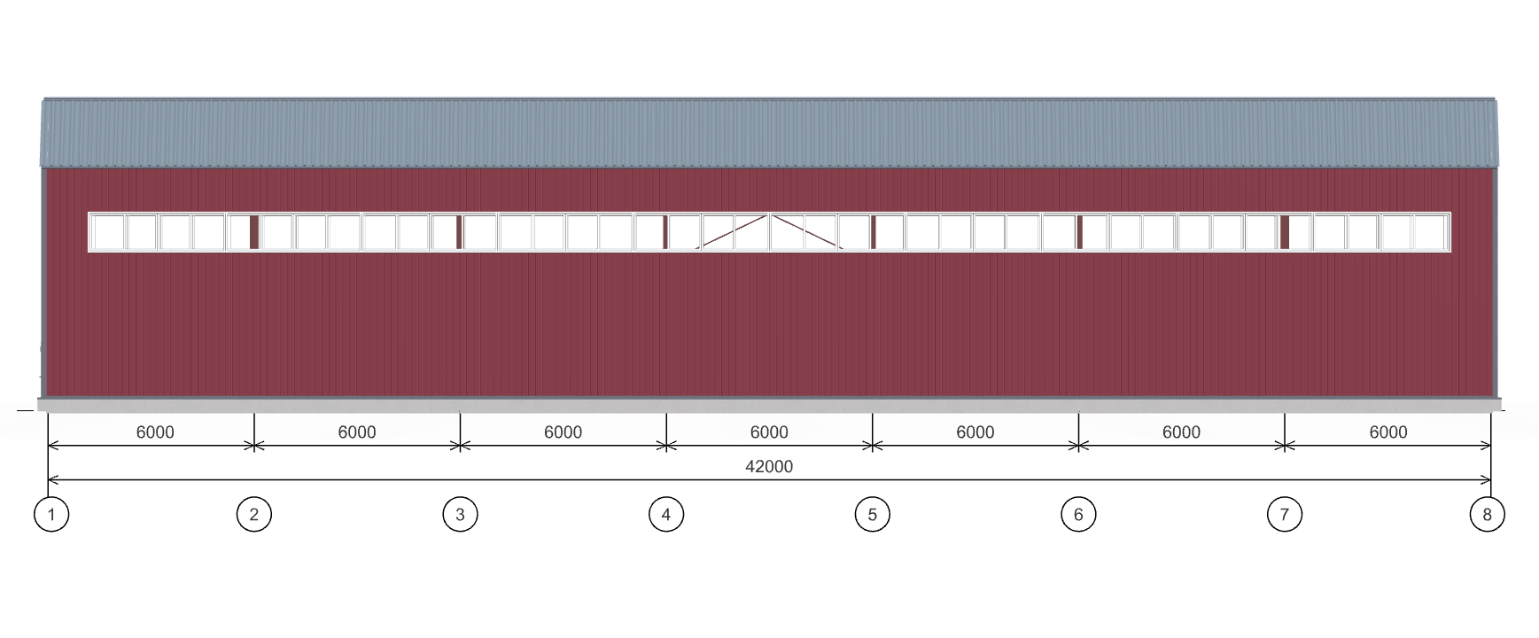 Быстровозводимый коровник, 504 кв.м