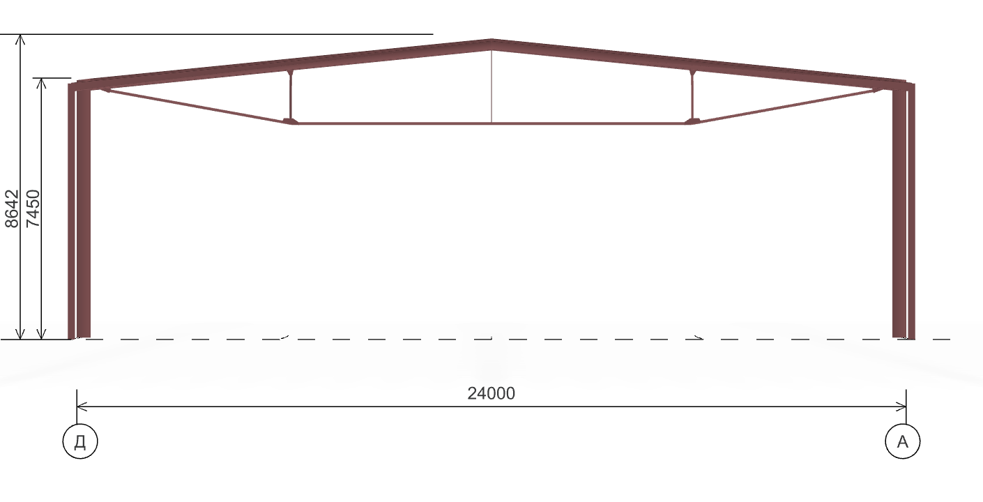 Спортивное здание для падел-тенниса, 1440 кв.м