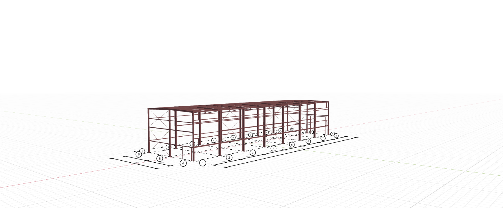 Быстровозводимый цех, 504 кв.м
