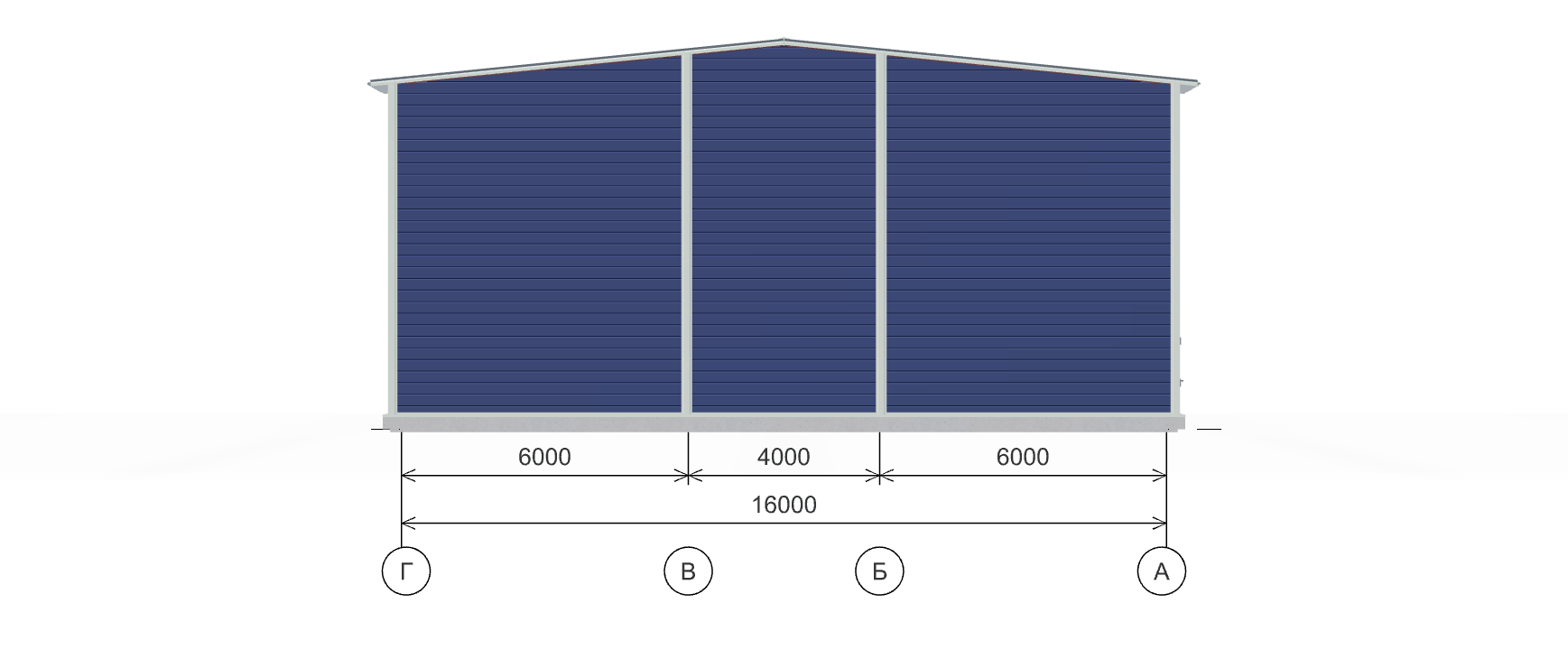 Ангар для грузового транспорта, 864 кв.м