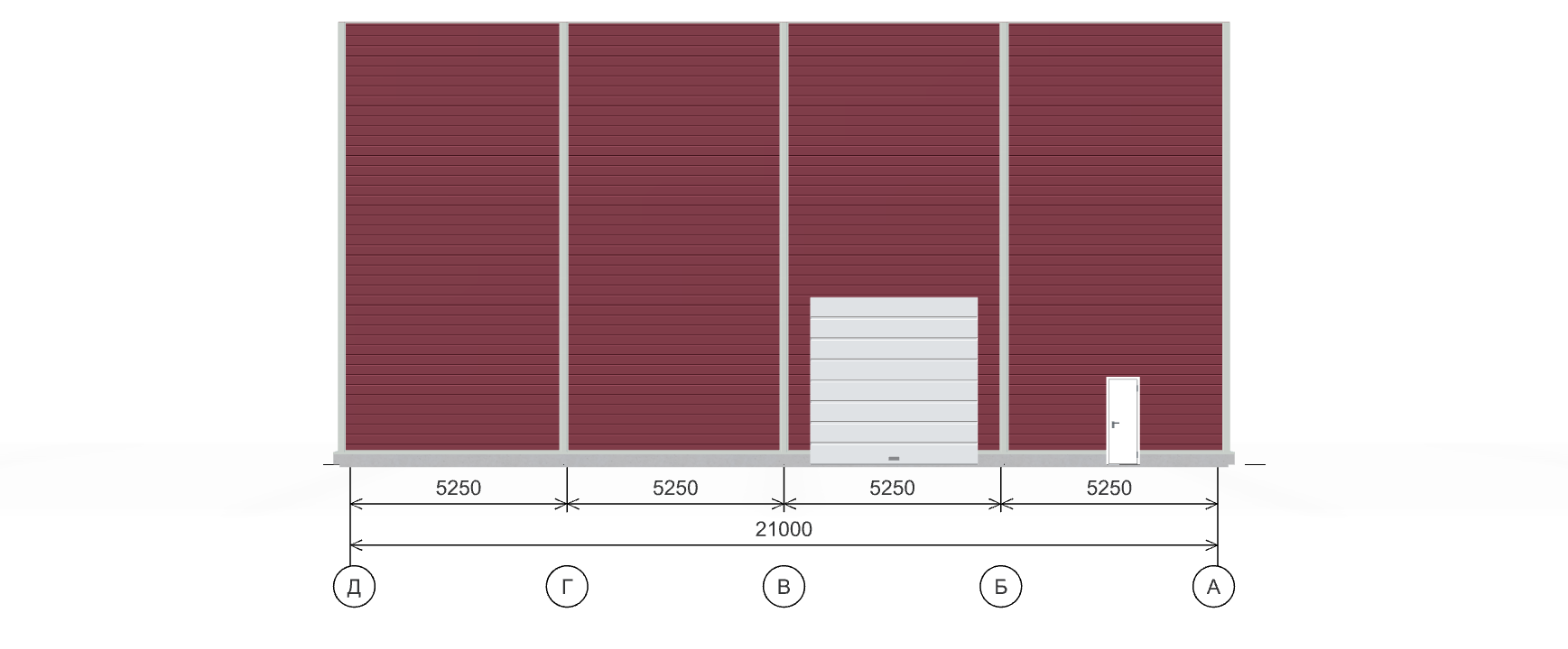Производственный цех с кран-балкой, 1134 кв.м