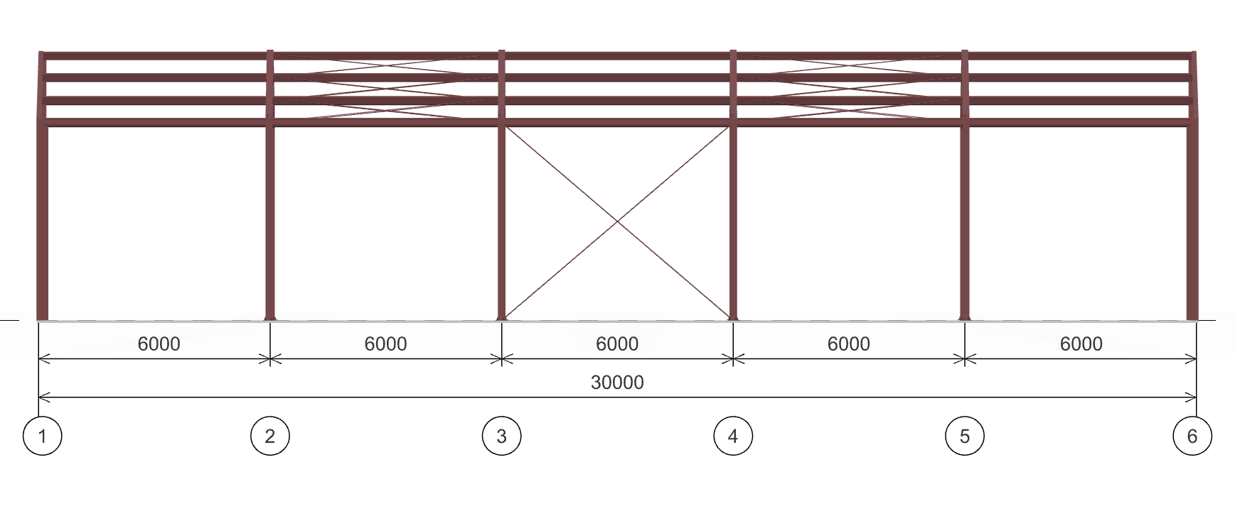 Каркас для коровника, 360 кв.м