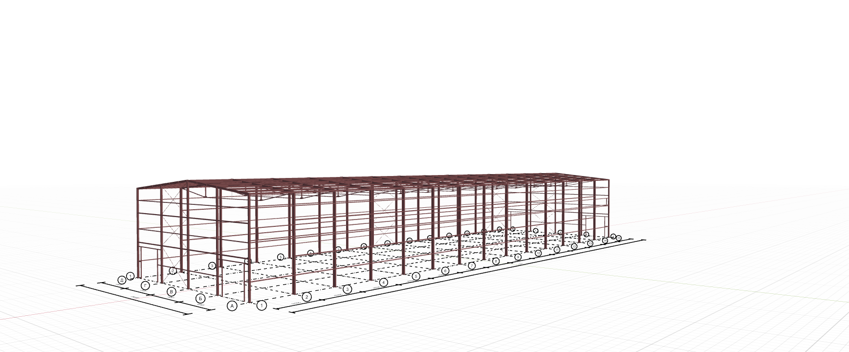 Быстровозводимый ангар, 2016 кв.м
