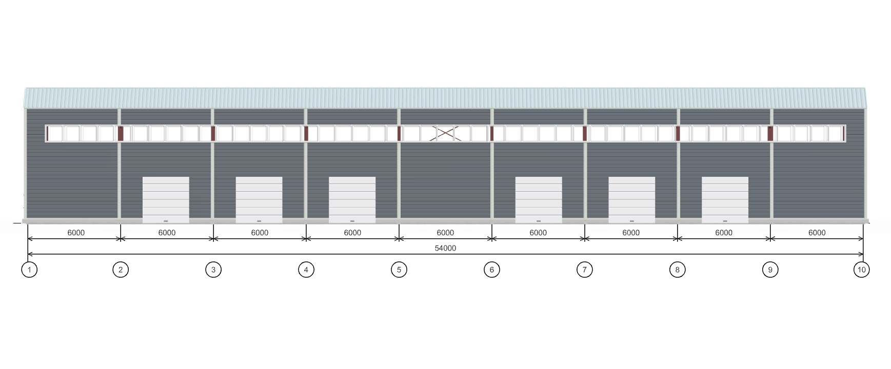 Быстровозводимый автосервис, 1296 кв.м