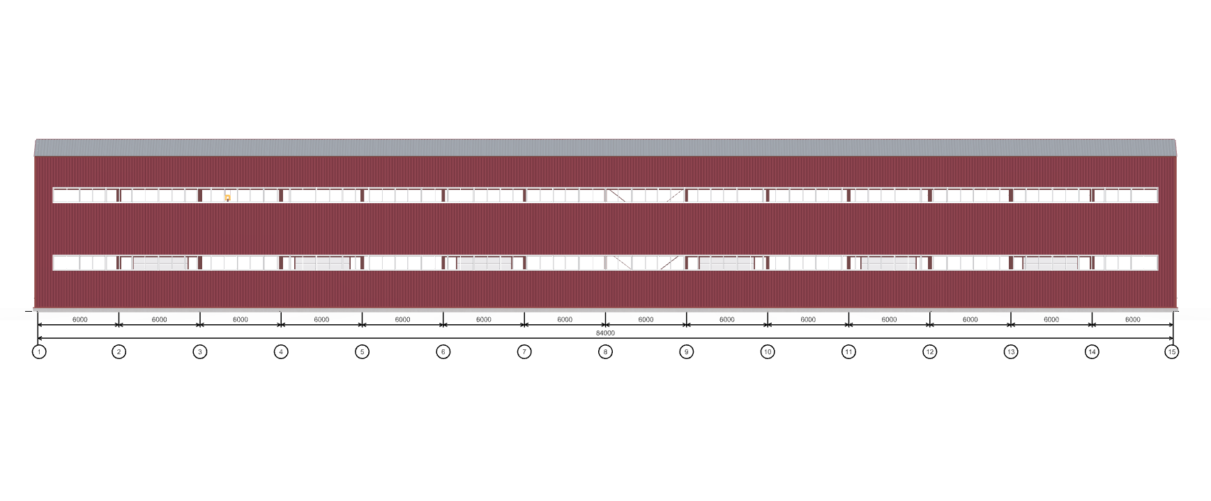 Производственное здание с кран-балкой, 2016 кв.м