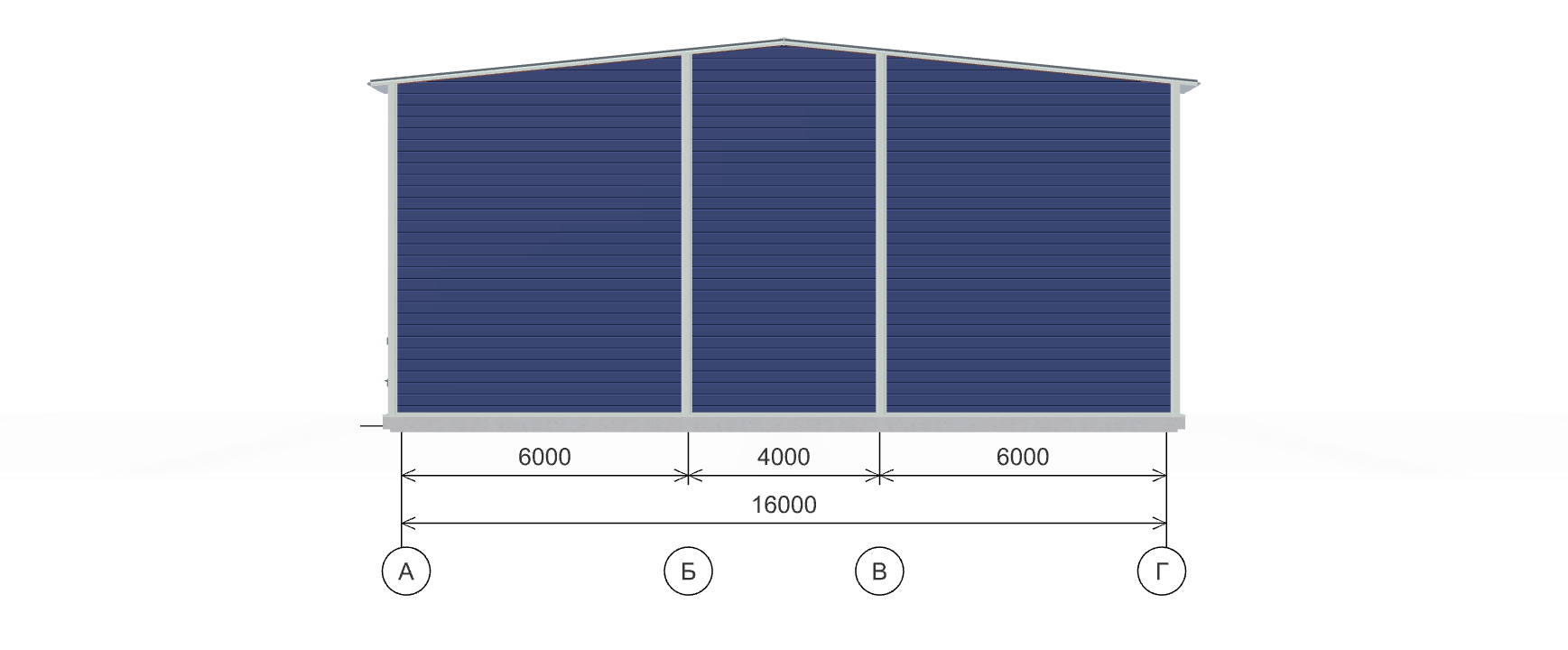 Ангар для грузового транспорта, 864 кв.м