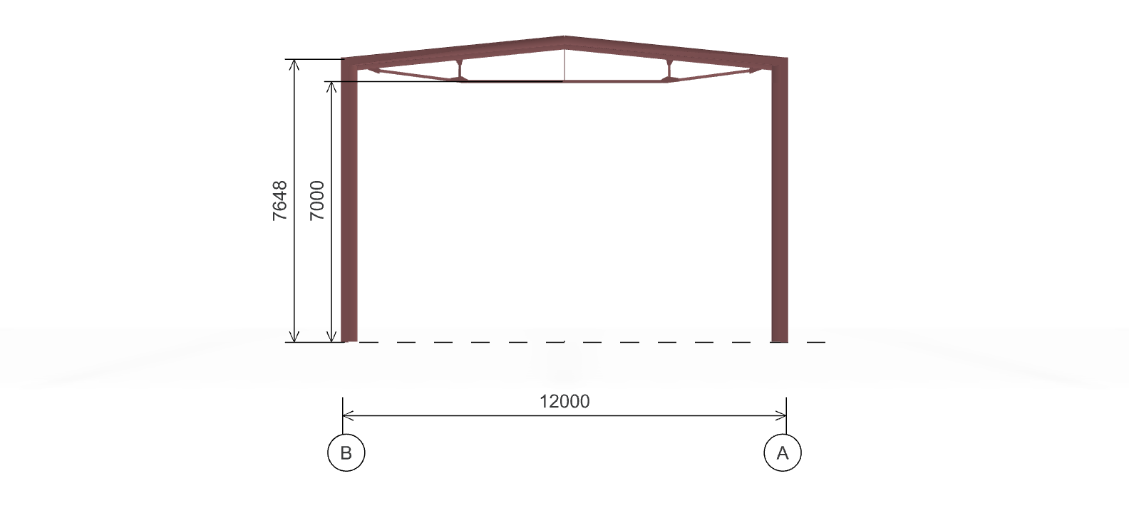 Автосервис для грузовых автомобилей, 288 кв.м
