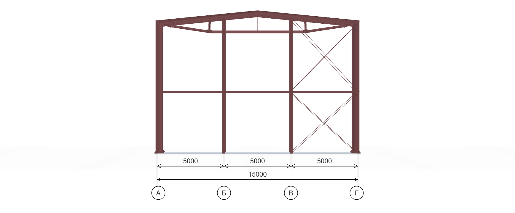 Каркас для автомойки, 810 кв.м